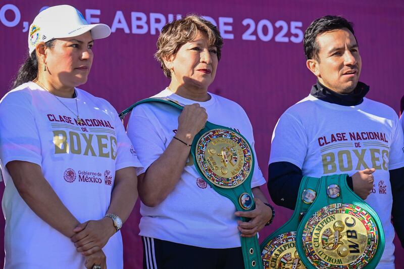 Delfina Gómez encabeza Clase Nacional de Boxeo en Edomex con más de 50 mil participantes