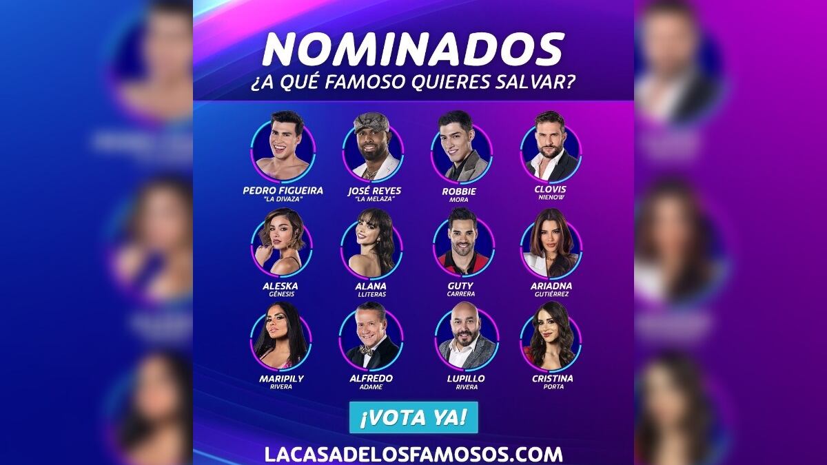 La Casa de los Famosos 4 Nominados semana 7