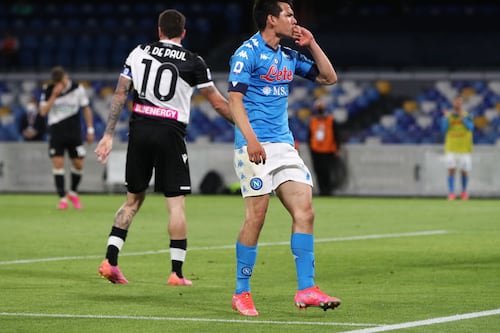 ‘Chucky’ Lozano vuelve a anotar en Serie A, ahora ante Udinese