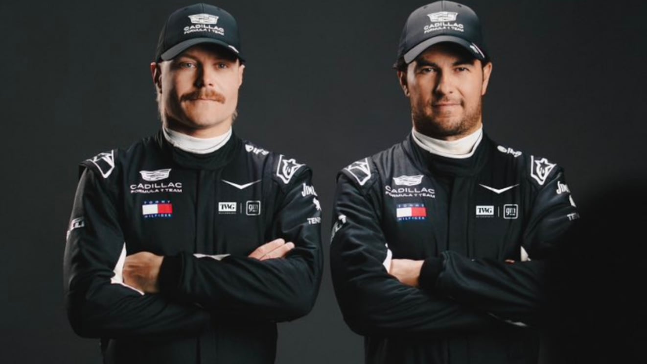 Checo Pérez y Valtteri Bottas serán la primera pareja de pilotos de Cadillac.