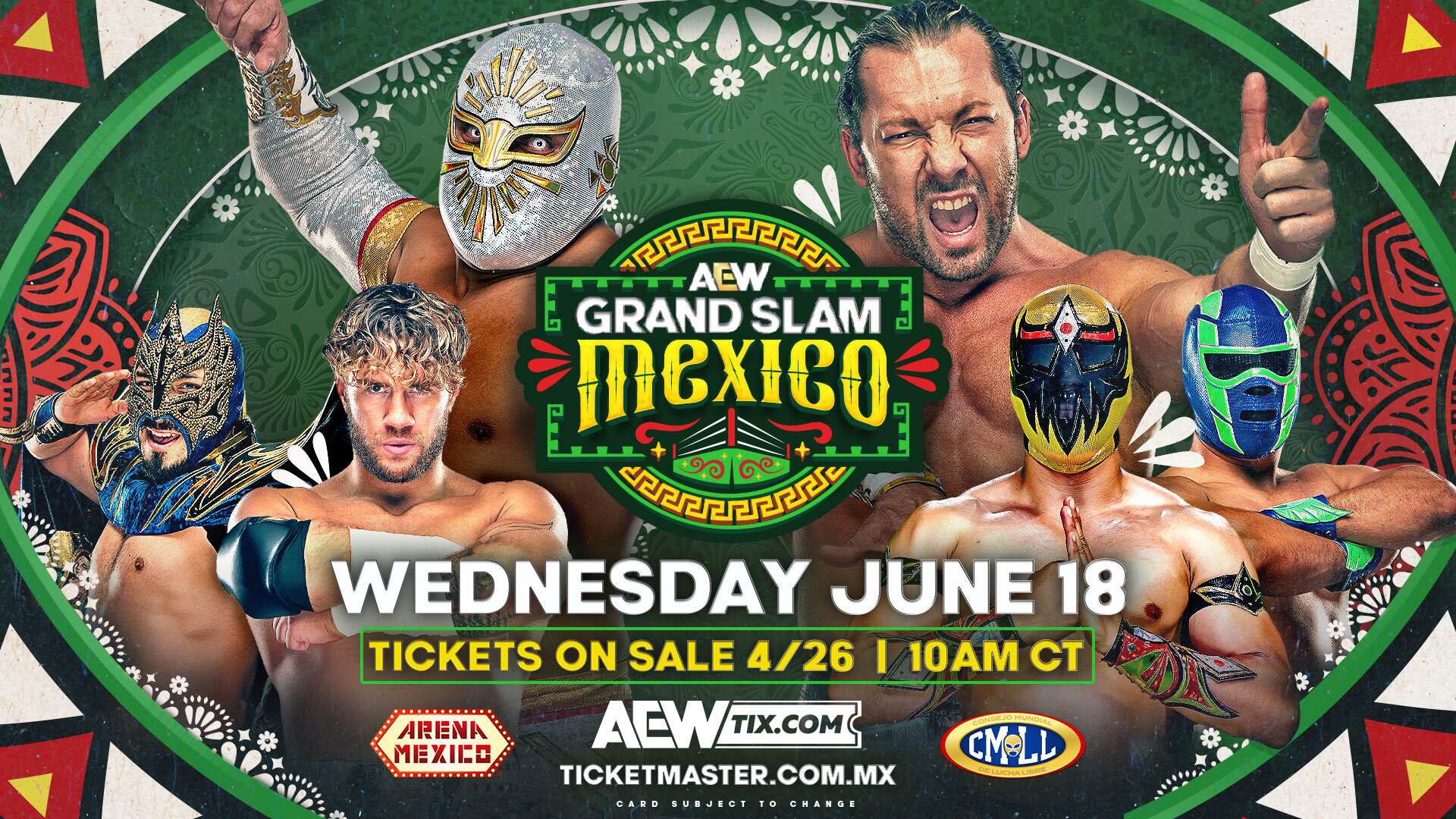AEW llega a México con e Grand Slam México