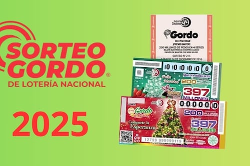 ¡Llegó el Gordo de Navidad 2025! Consulta los números ganadores del sorteo de la Lotería Nacional