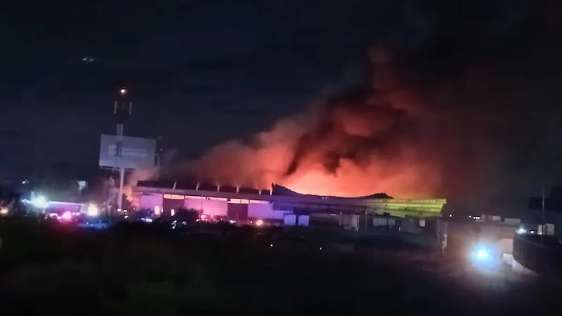 Segalmex incendio en bodega