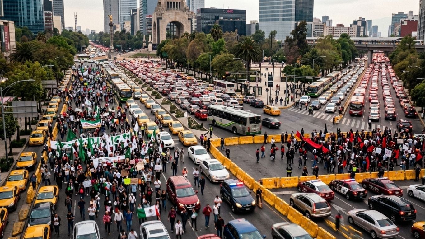 Marchas en la Ciudad de México