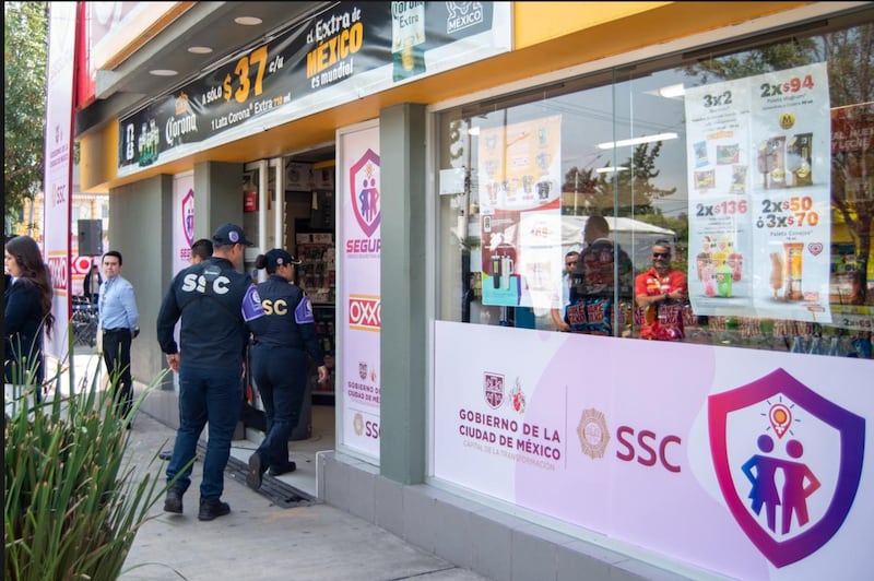 Espacios seguros en tienda de conveniencia
