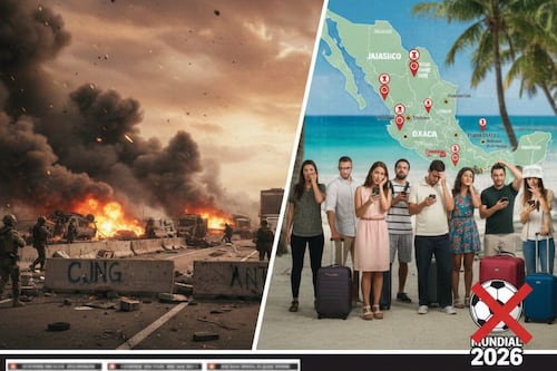 México bajo tensión: narcobloqueos del CJNG impactan turismo y sacuden la antesala del Mundial
