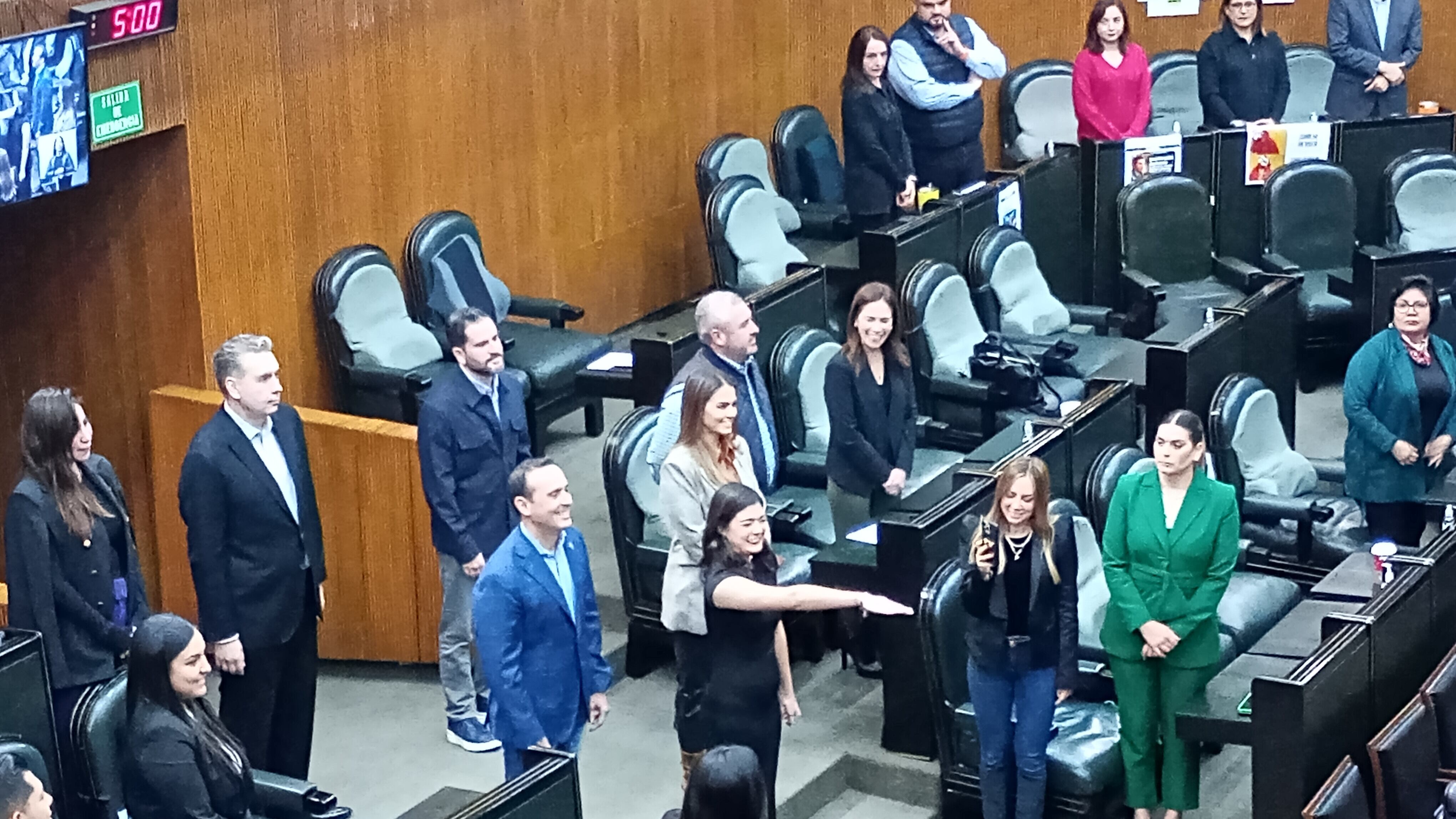 Robledo tomó protesta por primera vez en 2021, después el 10 de agosto de 2023 y este miércoles.