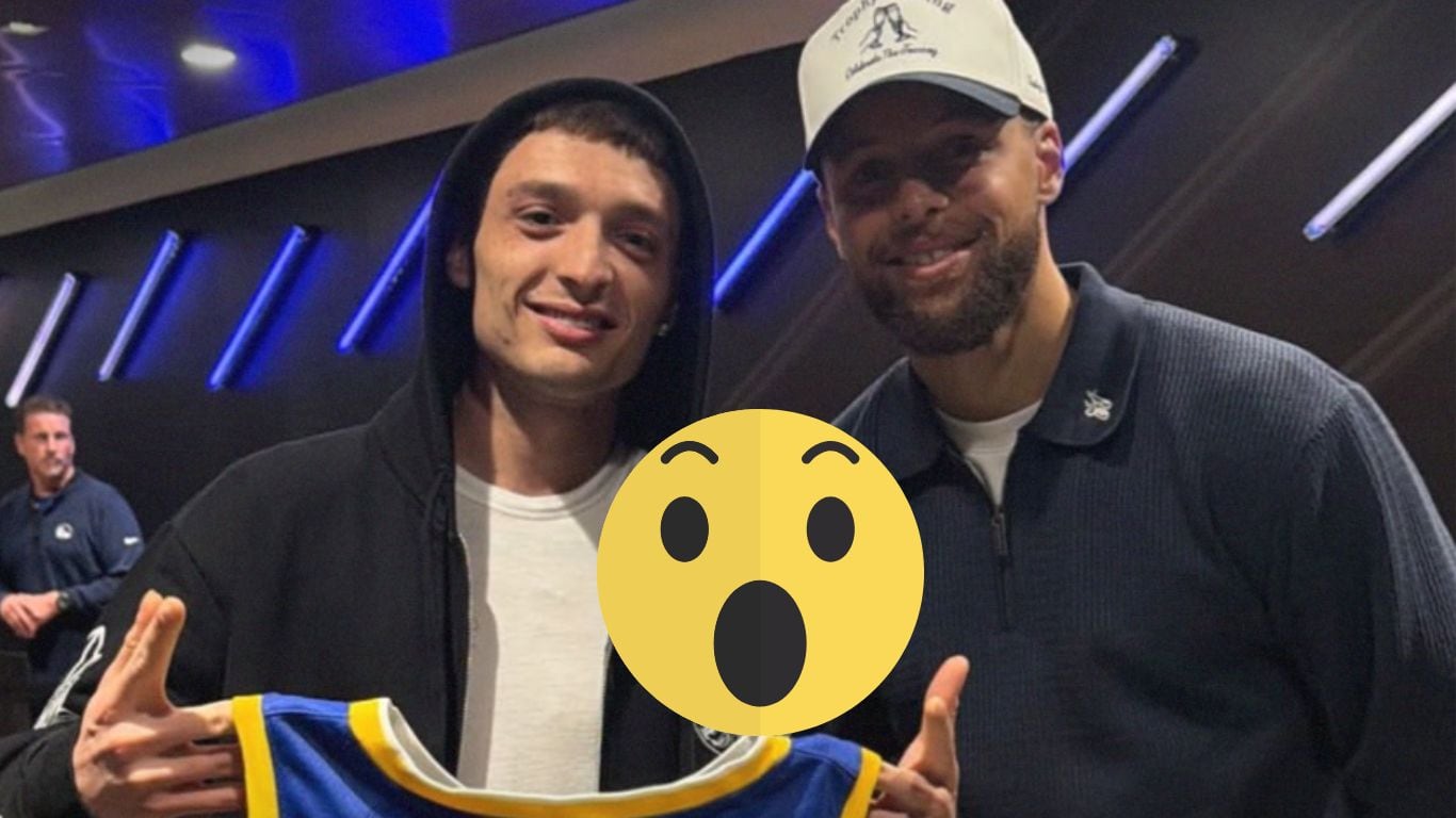 Peso Pluma y Steph Curry