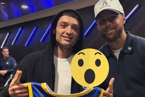 Peso Pluma y Curry incendian las redes sociales con inesperado encuentro que se volvió viral