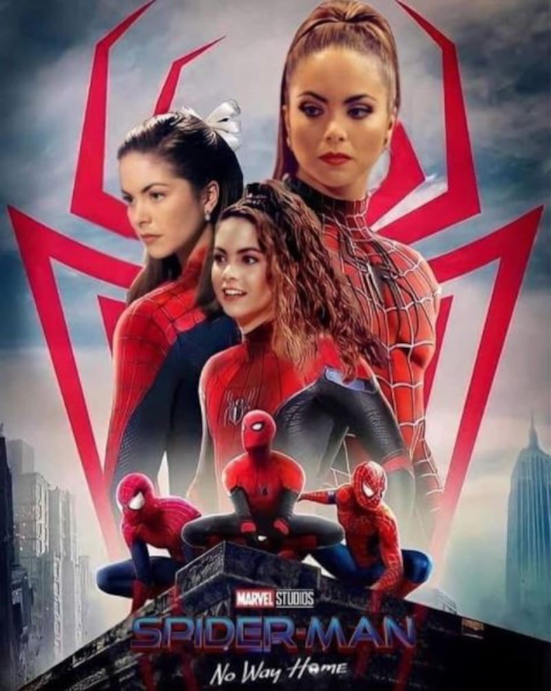 Memes del multiverso de Spider-man que incluyen a Lucero, Thalía y Gaby Spanic