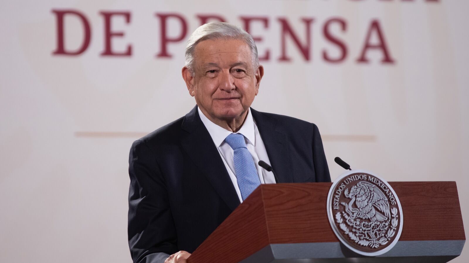 El presidente encabezó el encuentro con medios en Palacio Nacional.