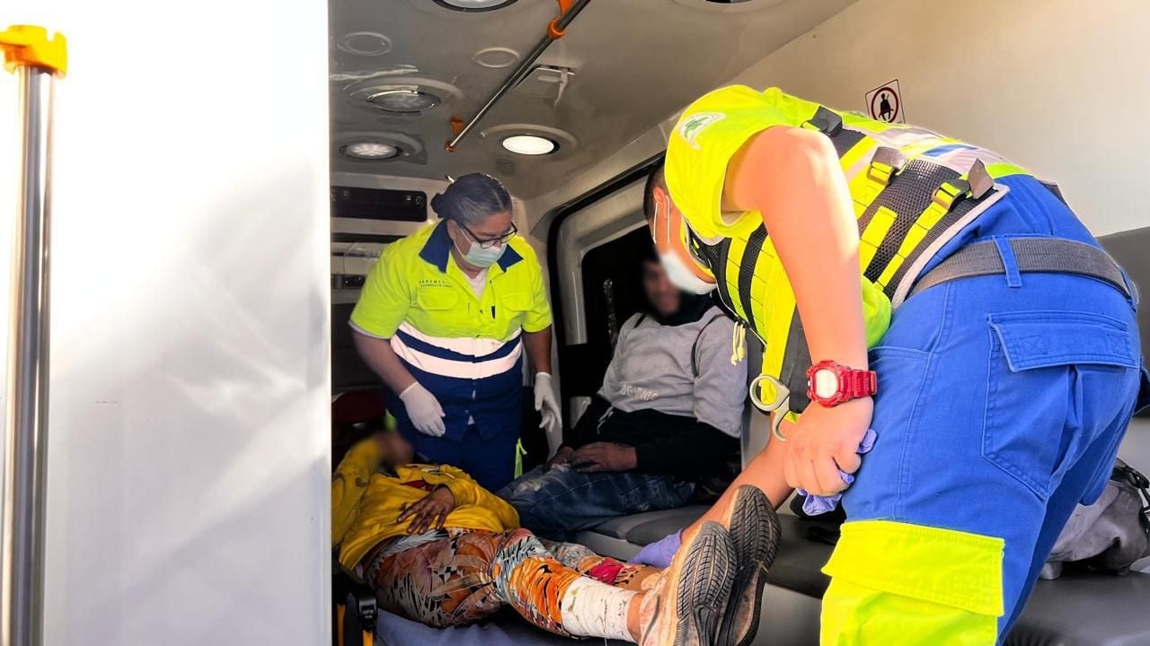 Con la ayuda de un dron térmico, familia fue rescatada por Bomberos de Tlajomulco.