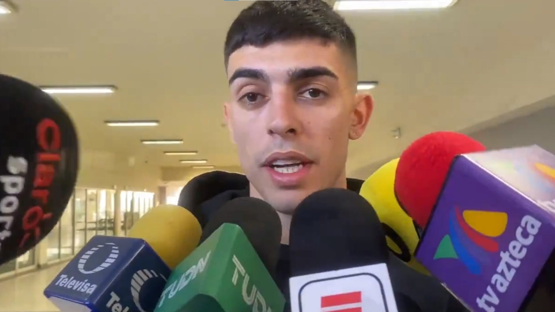 Juan Brunetta a su llegada a Tigres