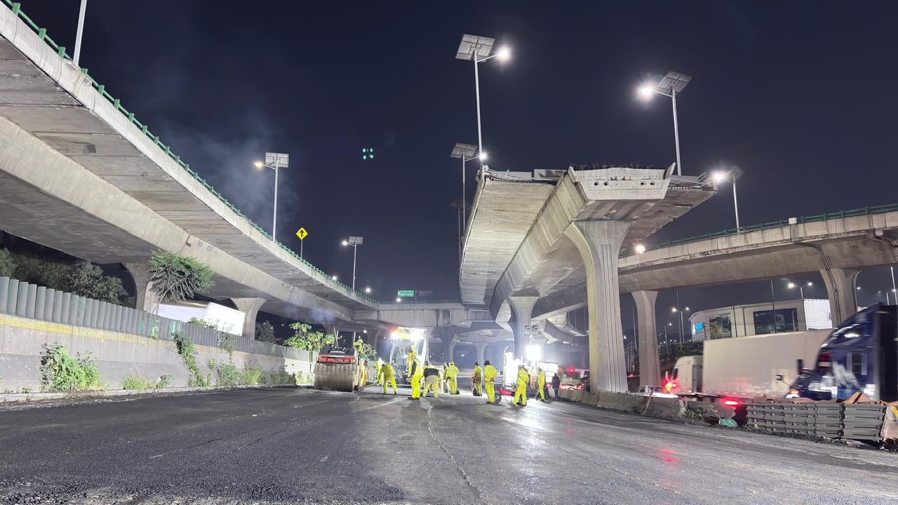 Periférico Norte en obras