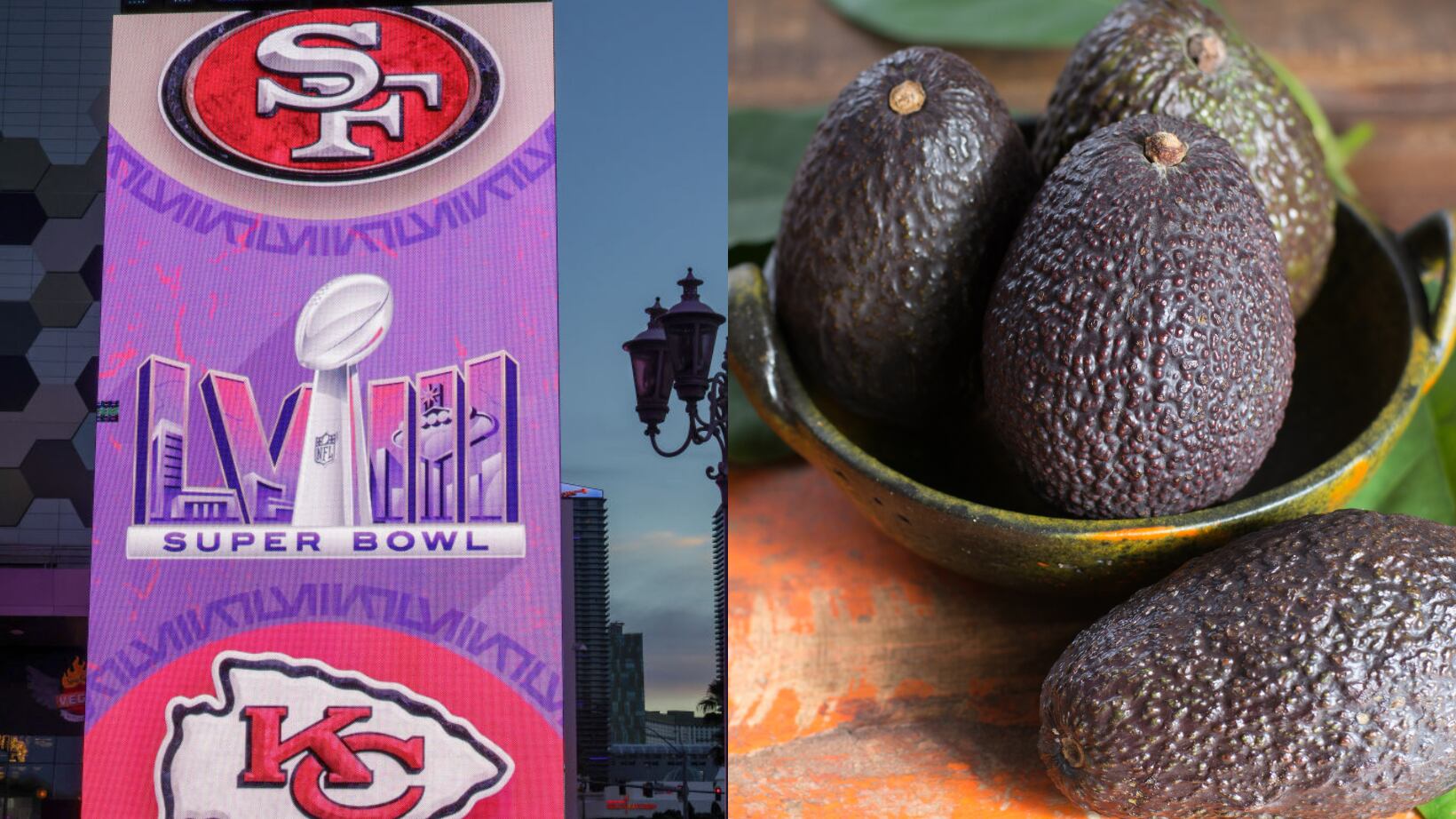 México es el país que más exporta aguacate para el Super Bowl.