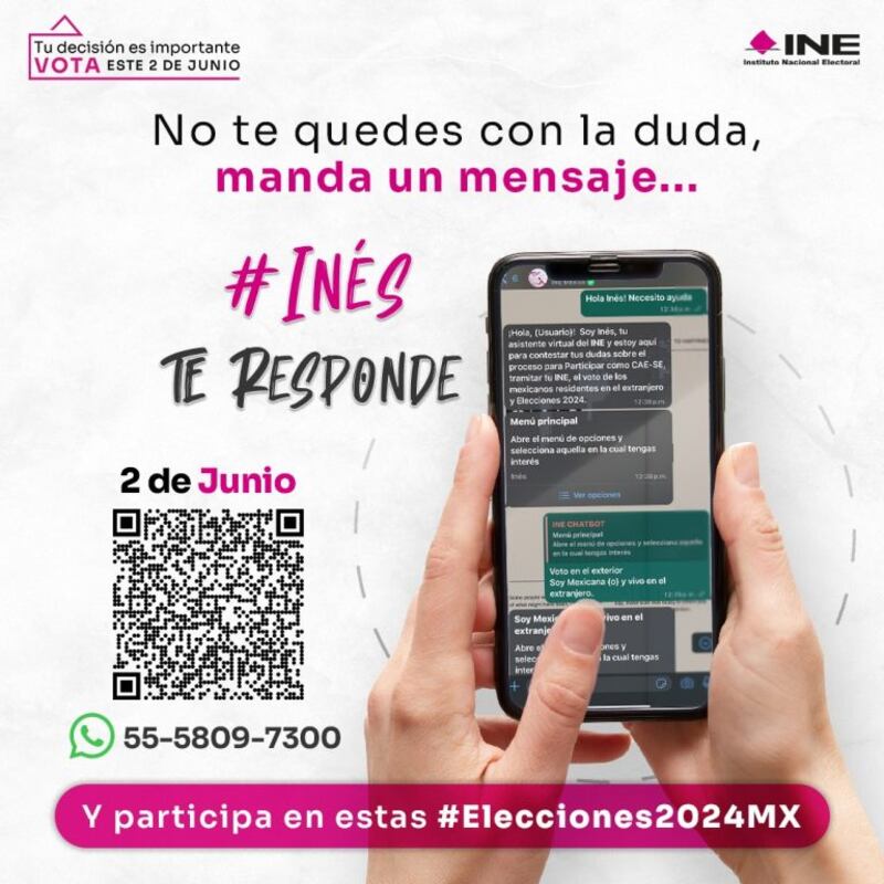 Inés chatbot del INE