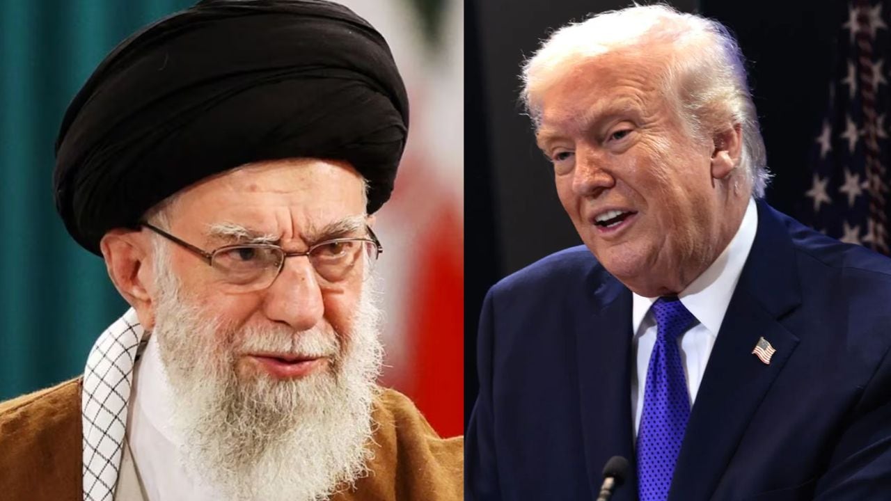 Alí Jamenei y Donald Trump