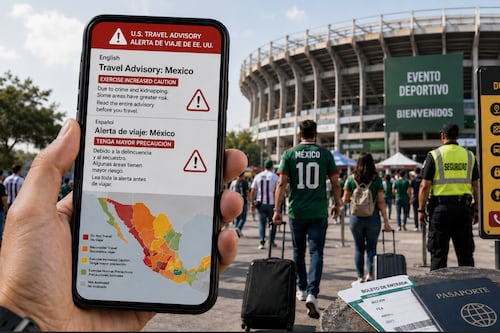 EE.UU. lanza alerta a sus ciudadanos que viajarán a México por el Mundial 2026