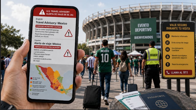 EE.UU. lanza alerta a sus ciudadanos que viajarán a México por el Mundial 2026