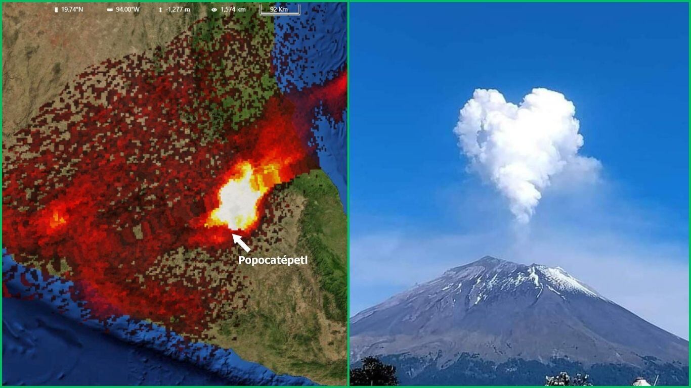 CDMX en la mira: Popocatépetl lanza nubes de dióxido de azufre