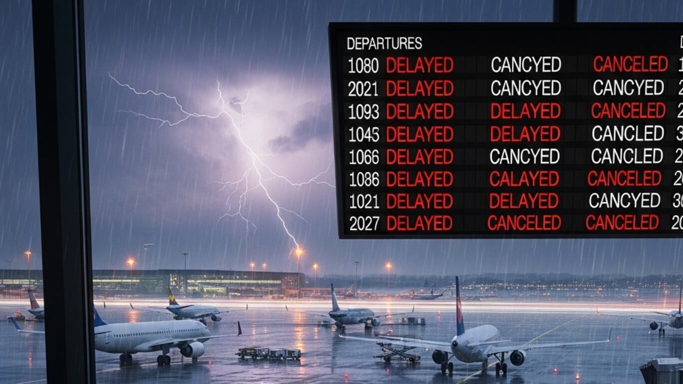 Lluvia Aeropuerto