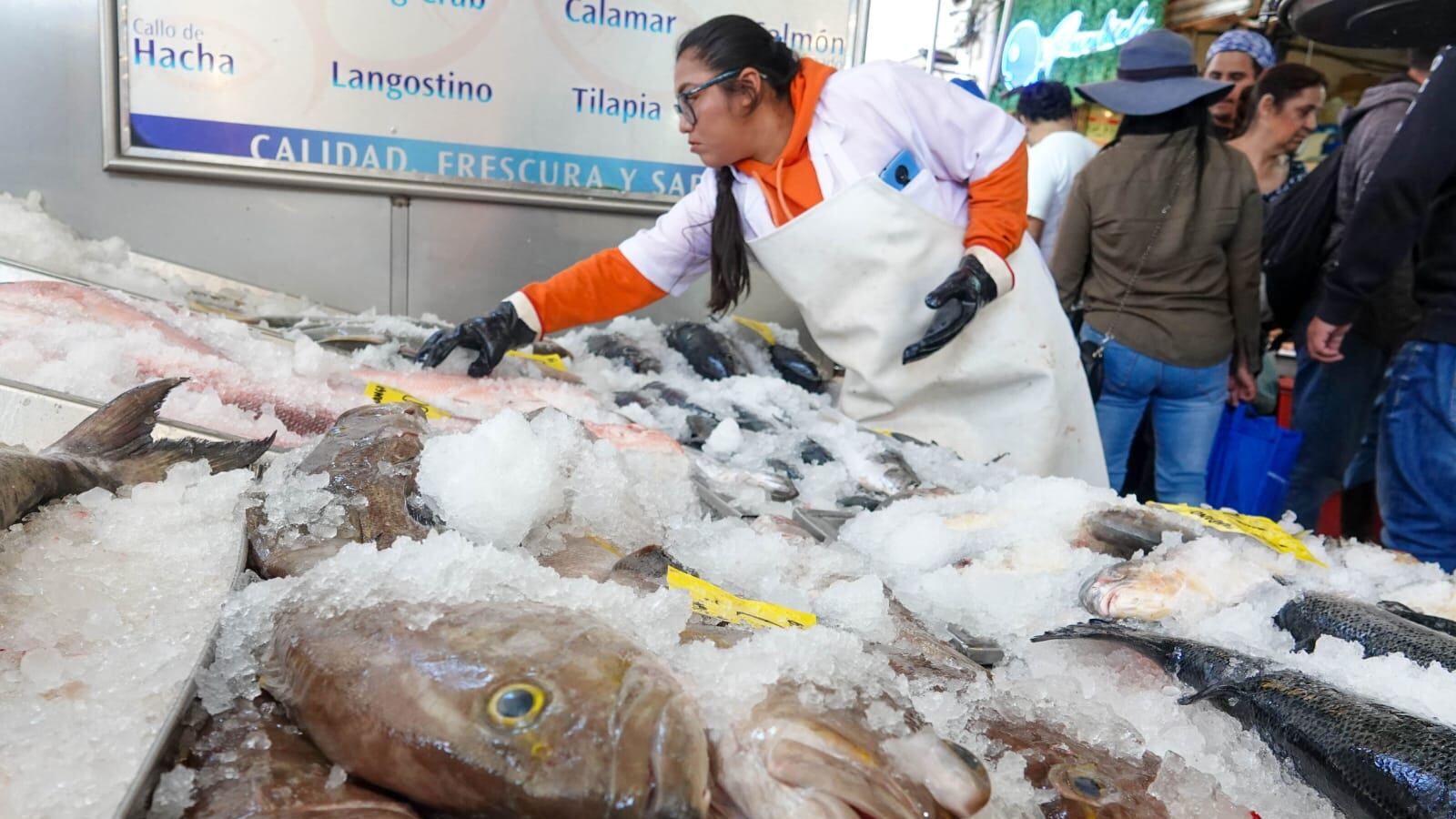 Se debe tomar precauciones cuando se compran pescados y mariscos.