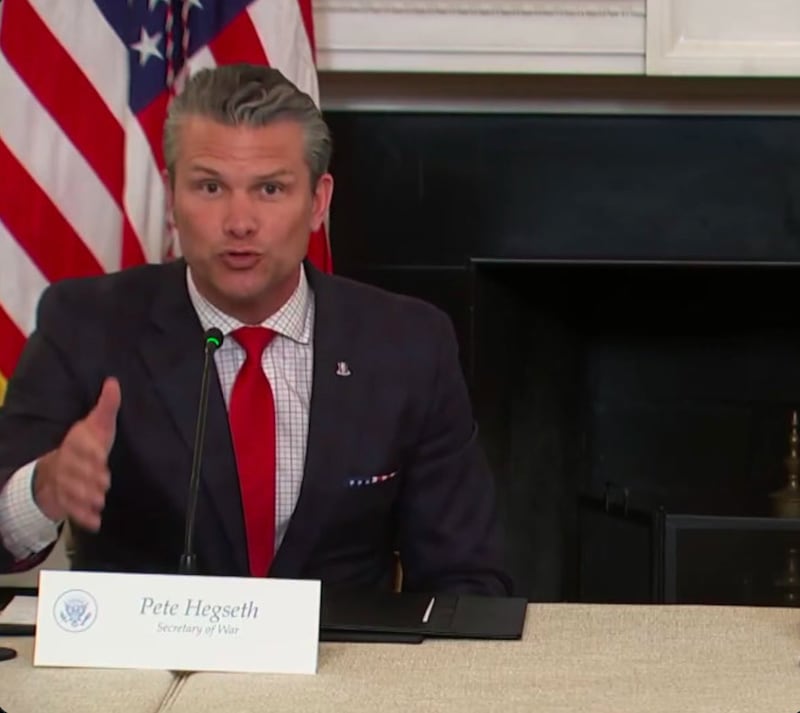 Secretary of War Pete Hegseth