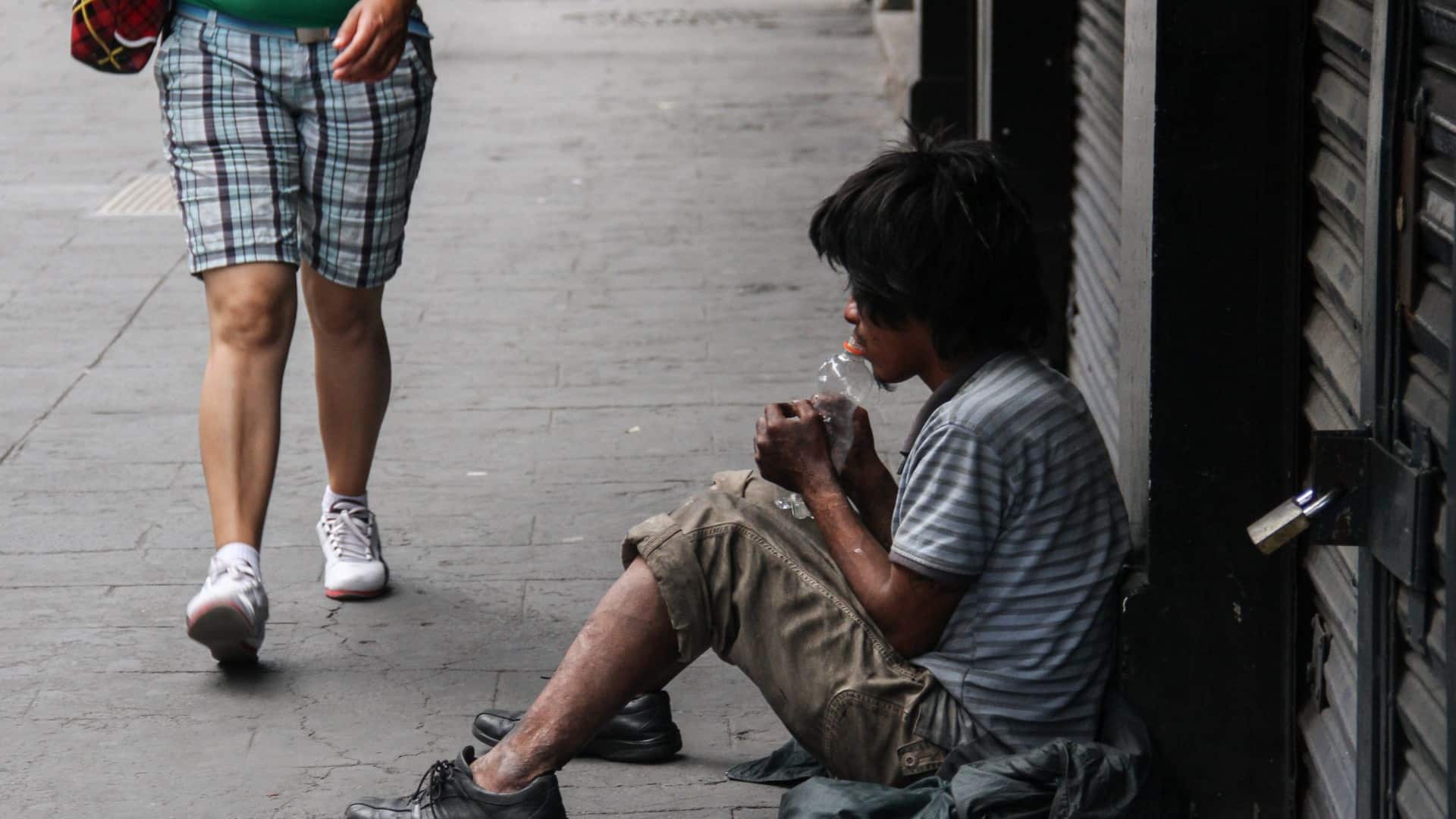 Poblaciones callejeras en la CDMX.