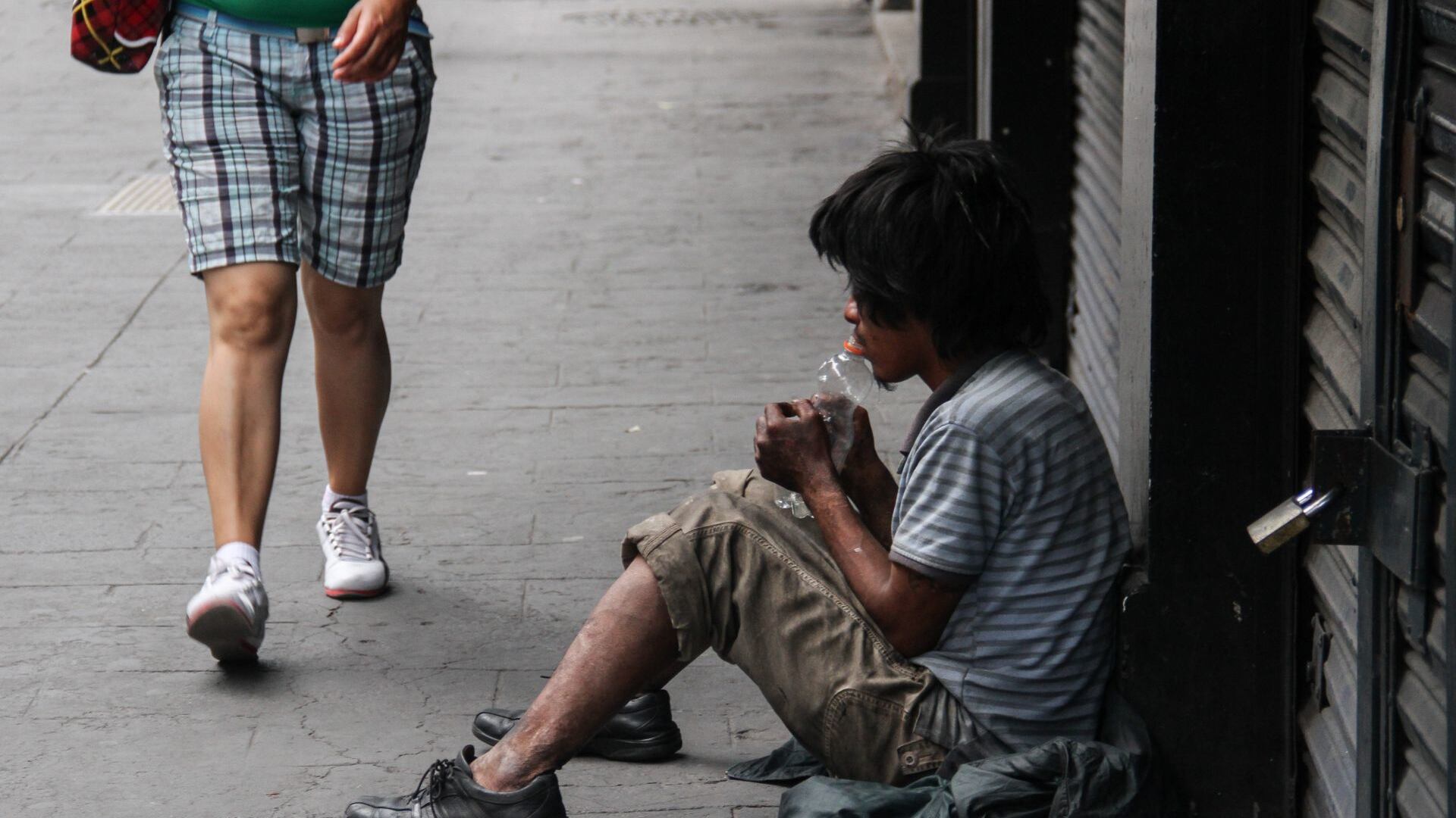 Poblaciones callejeras en la CDMX.