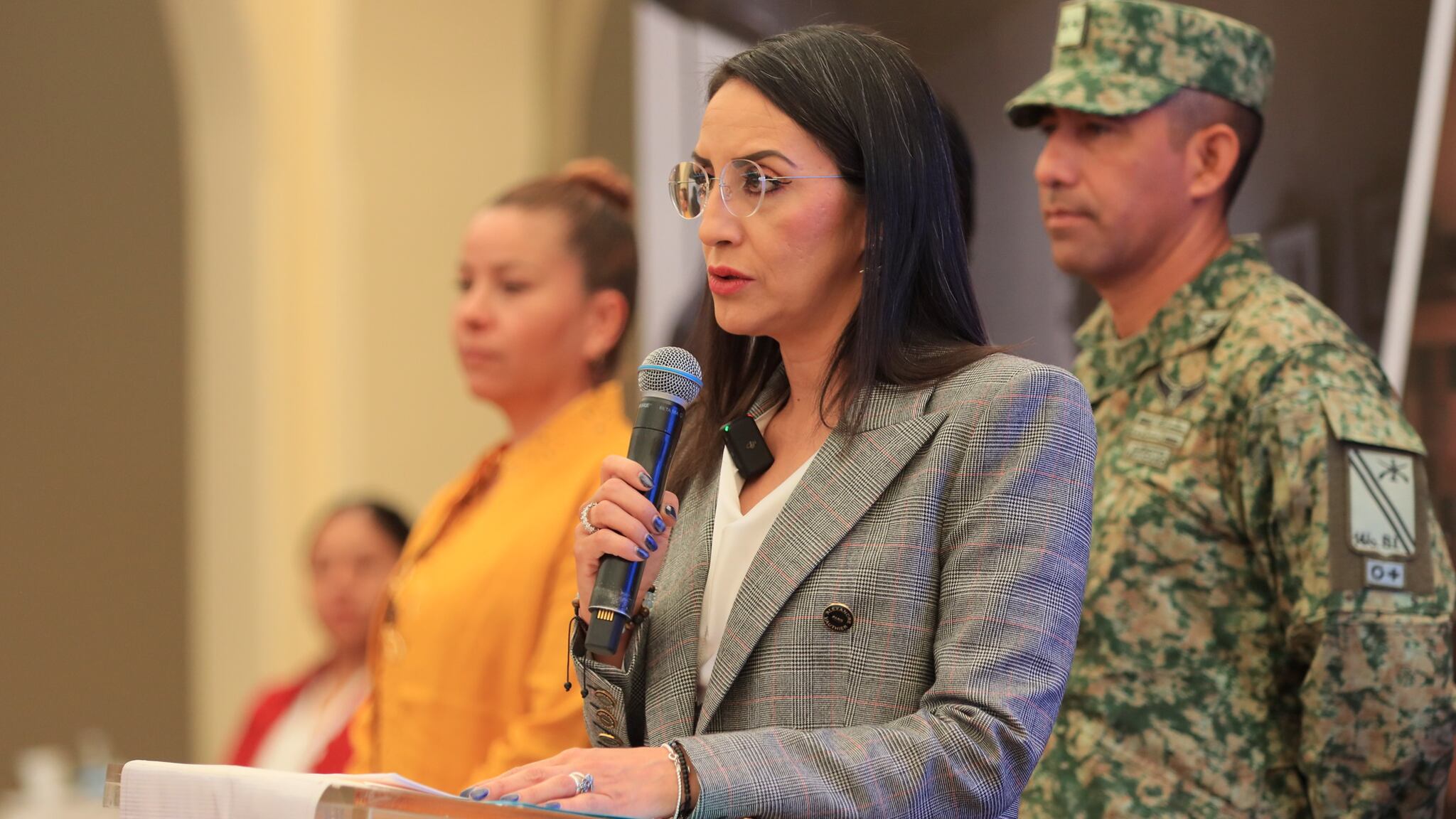 La Presidenta Municipal de San Pedro Tlaquepaque compartió que este módulo tiene como objetivo evitar el reclutamiento engañoso y forzado. CORTESÍA/ Gobierno de Tlaquepaque