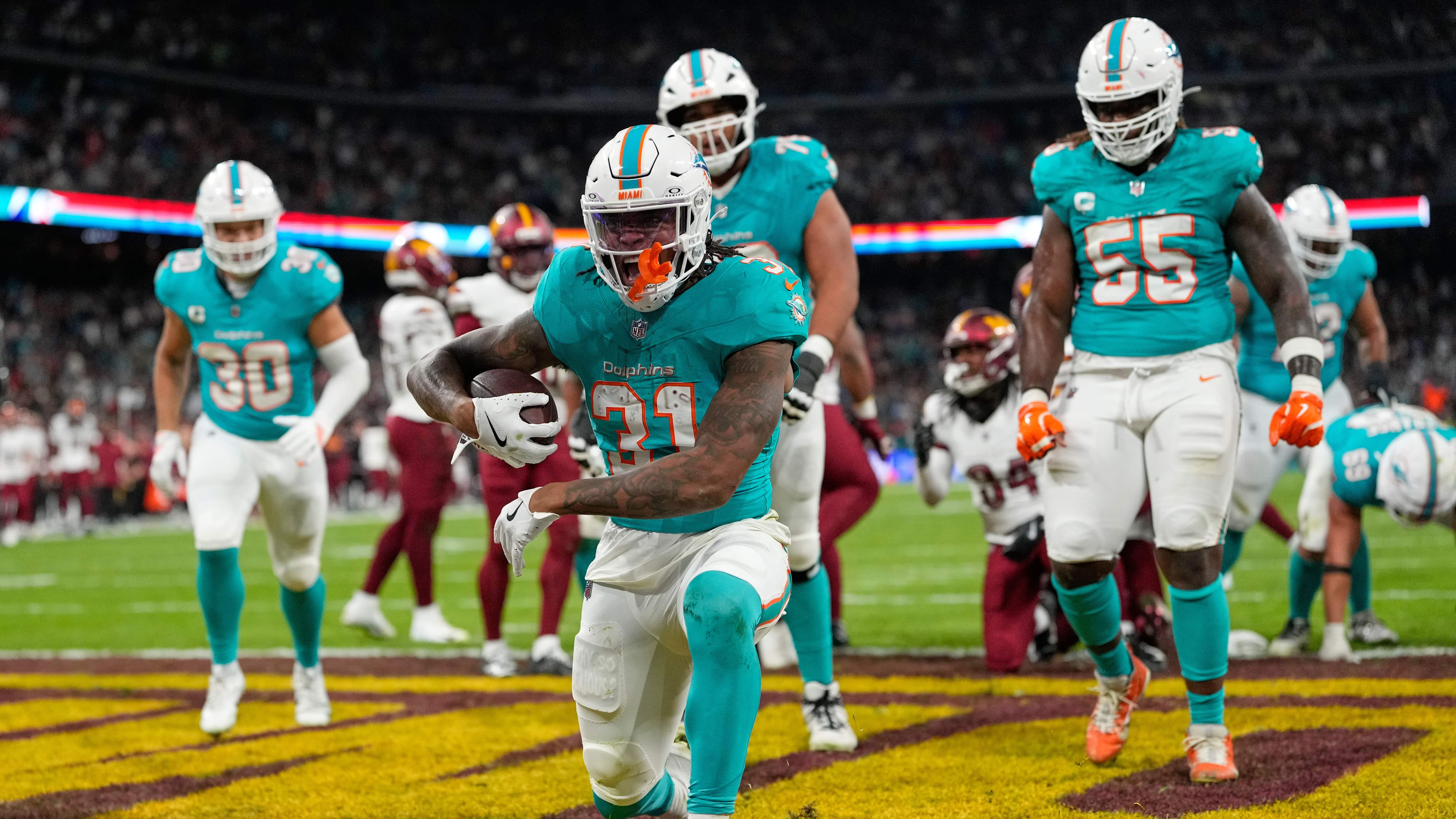 Miami Dolphins se llevó un apretado triunfo en Madrid.