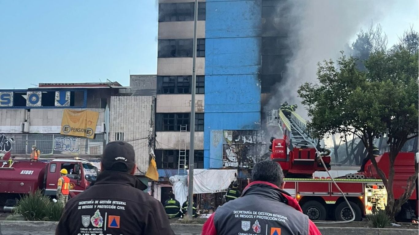 Incendio en el Mercado de Sonora