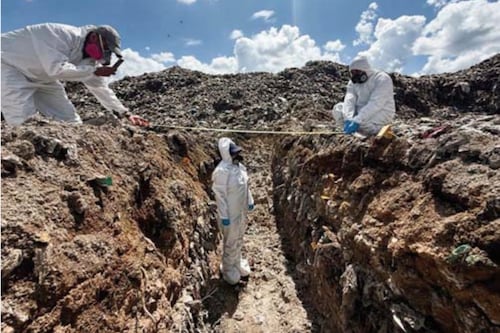 Hallan restos óseos humanos en San Juan del Río