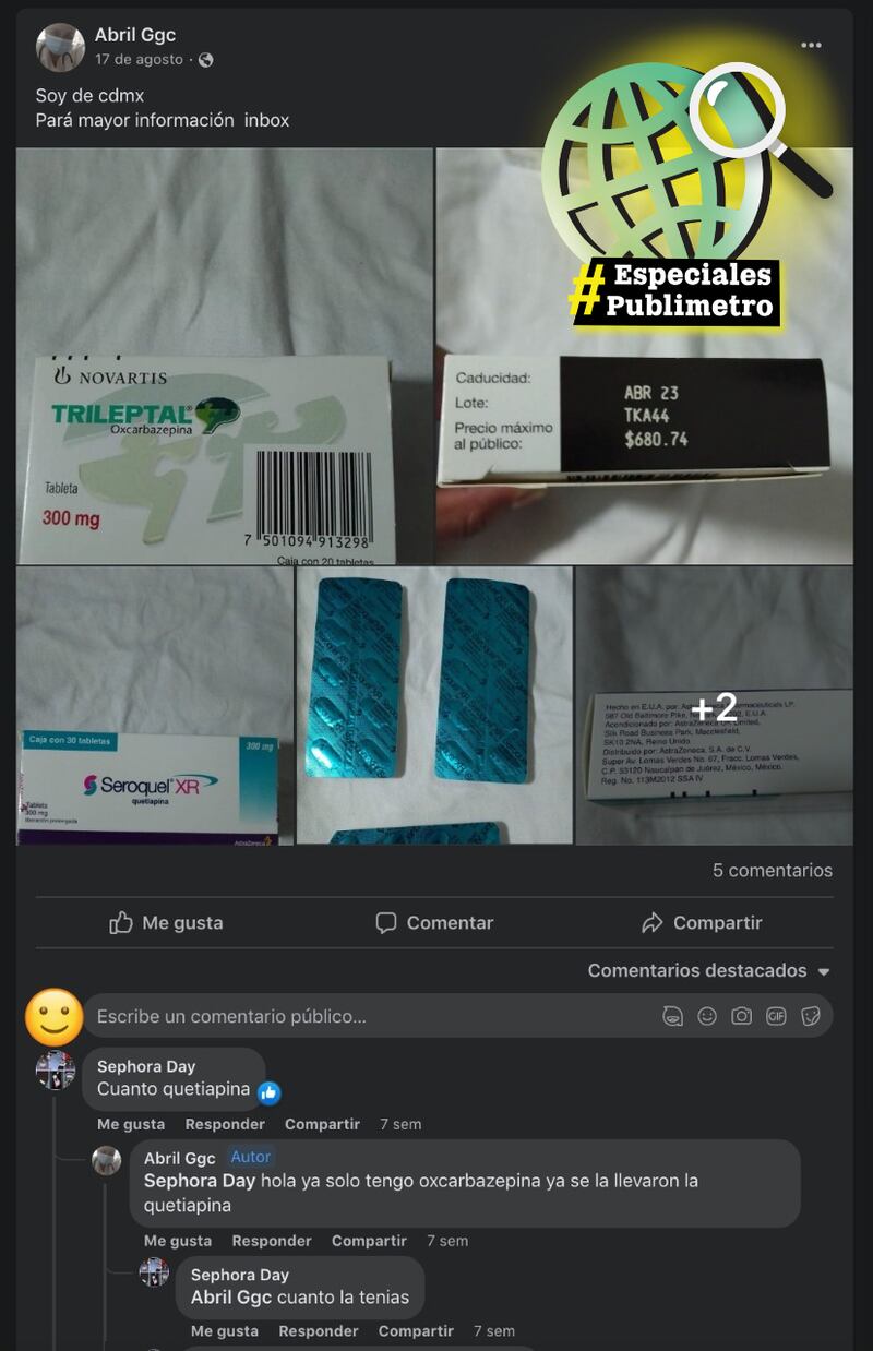 Venta de medicamentos: peligrosos e ilegales en Facebook y Telegram