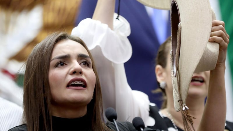 Grecia Quiroz acusa misoginia de Noroña y exige investigar el asesinato de su esposo