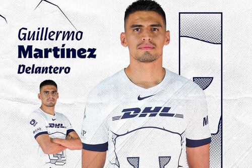 OFICIAL: Guillermo Martínez es nuevo delantero de Pumas