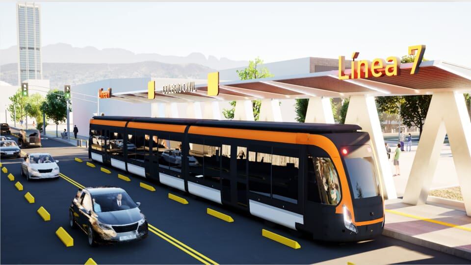 Rodríguez presentó el que sería su tercer eje de gobierno en caso de ganar la alcaldía de Monterrey en el que destacó la L7 del Metro.