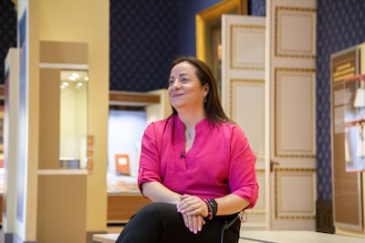 Adriana Castillo Román, directora general de Promoción Cultural y Acervo Patrimonial y de la Conservaduría de Palacio Nacional.