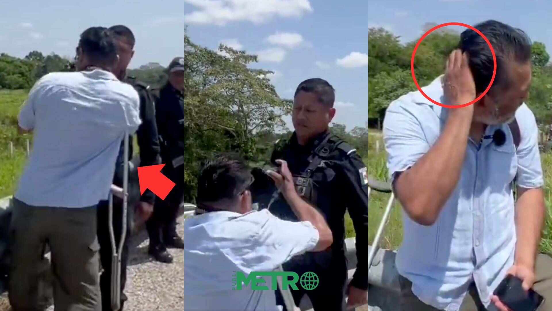 Video: Luis Manuel López, periodista con discapacidad, denuncia agresión y censura de policía en Tabasco