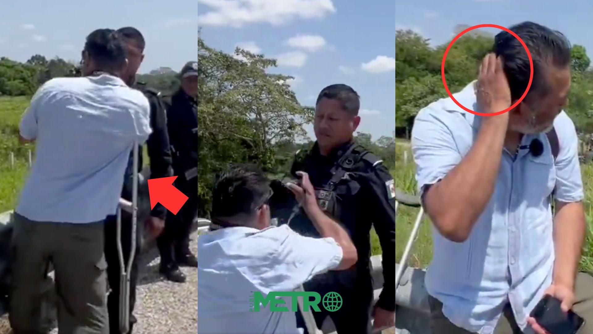 Video: Luis Manuel López, periodista con discapacidad, denuncia agresión y censura de policía en Tabasco