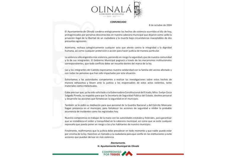 Comunicado