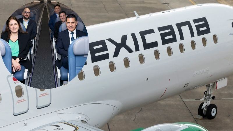 Mexicana de Aviación recibe primer avión de los 20 que compró en Brasil