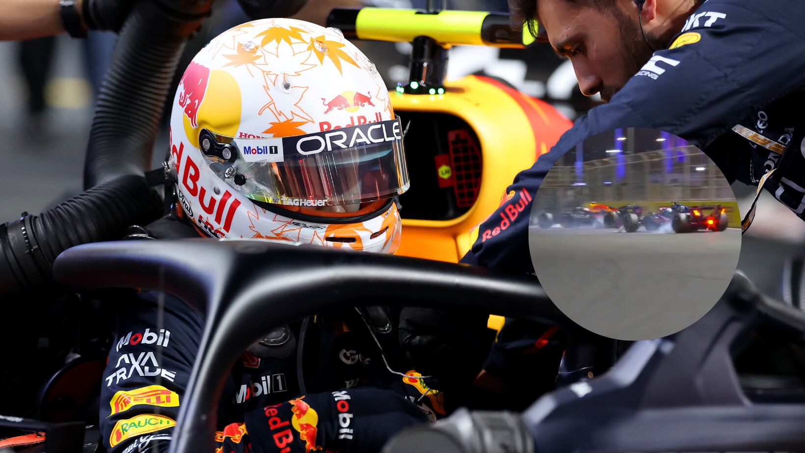 Tsunoda chocó con Gasly.