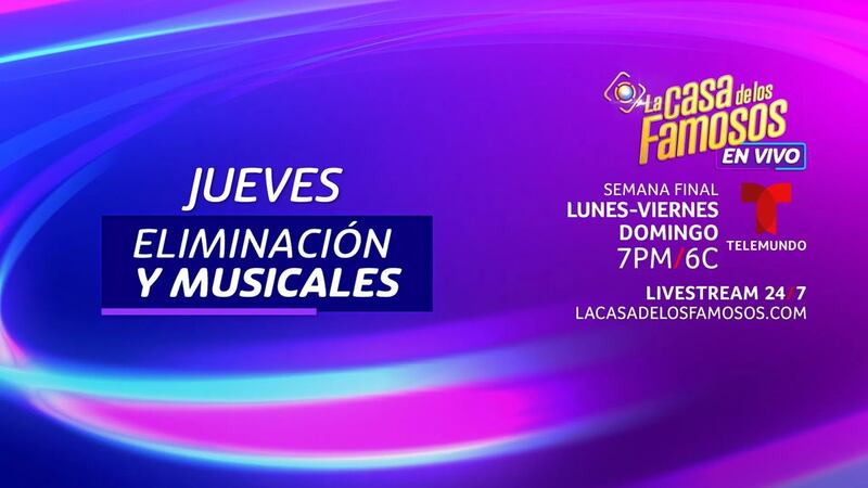 Jueves de eliminación la casa de los famosos 4 Telemundo 52