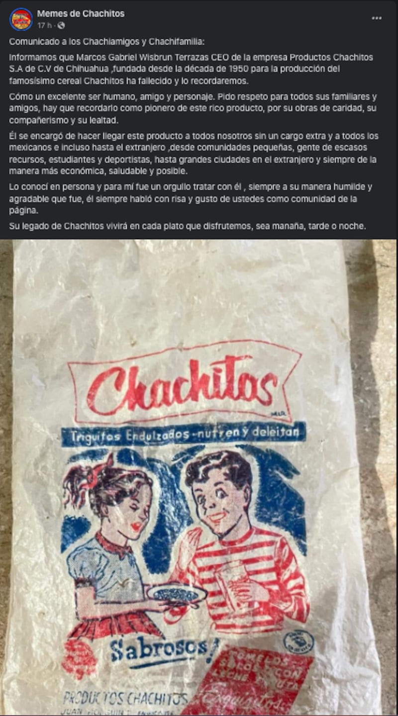 ¿Dejarán de vender “Chachitos”? Asesinan al dueño del famoso cereal mexicano en Chihuahua