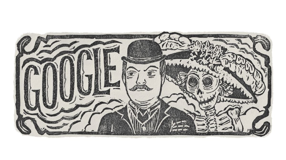 José Guadalupe Posada: Caricaturista mexicano creador de ‘La Catrina’ homenajeado con Doodle de Google