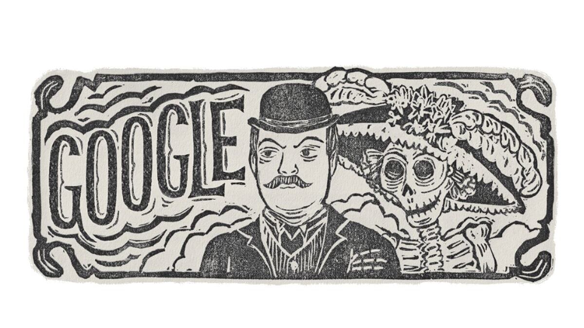 José Guadalupe Posada: Caricaturista mexicano creador de ‘La Catrina’ homenajeado con Doodle de Google