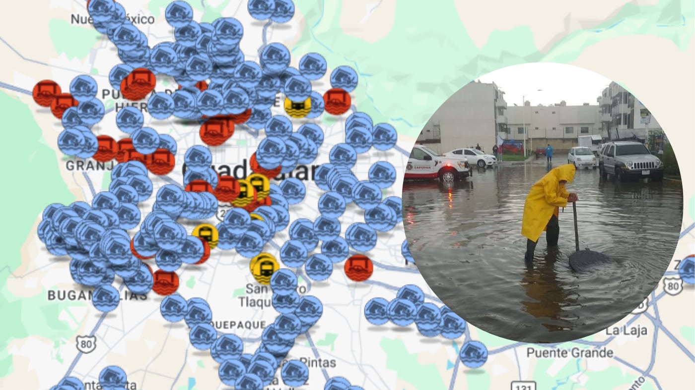 IMAGEN ILUSTRATIVA/ MAPA ÚNICO DE INUNDACIONES/ GOBIERNO DE JALISCO/ ESPECIAL