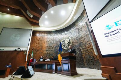 El discurso del mandatario se extendió poco más de dos horas.