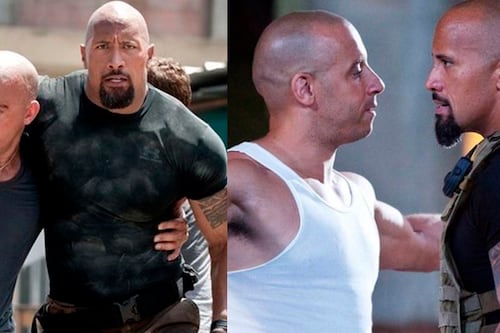 La reacción de Dwayne Johnson cuando Vin Diesel lo saludó en los Golden Globes ¿Siguen peleados?